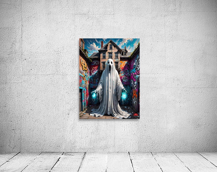 A Graffiti Ghost Mural By ISHISH Wall Preview