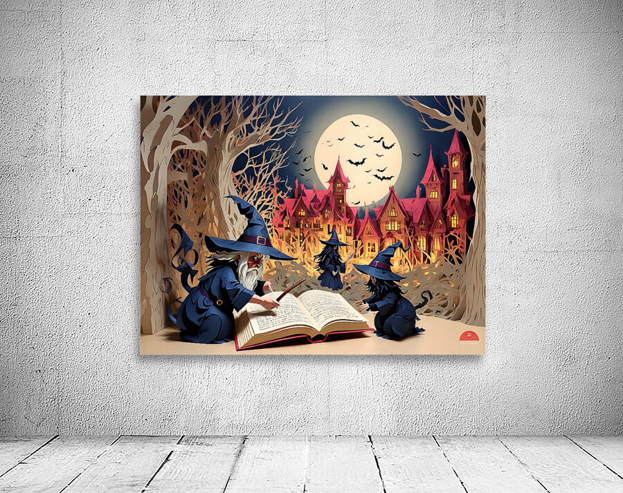 Witches Spell  Book By ISHISH Wall Preview