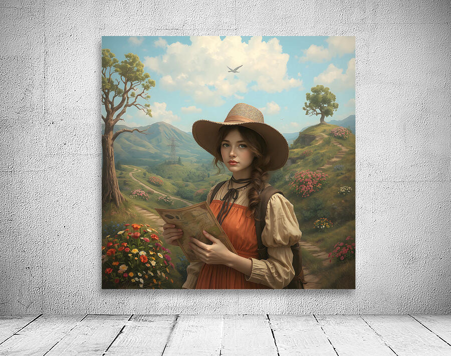 Traveler From an Antique Land By ISHISH Wall Preview