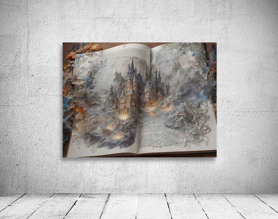 Fabled Castle Book By ISHISH Wall Preview