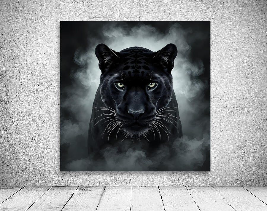 Mysterious Black Panther By ISHISH Wall Preview