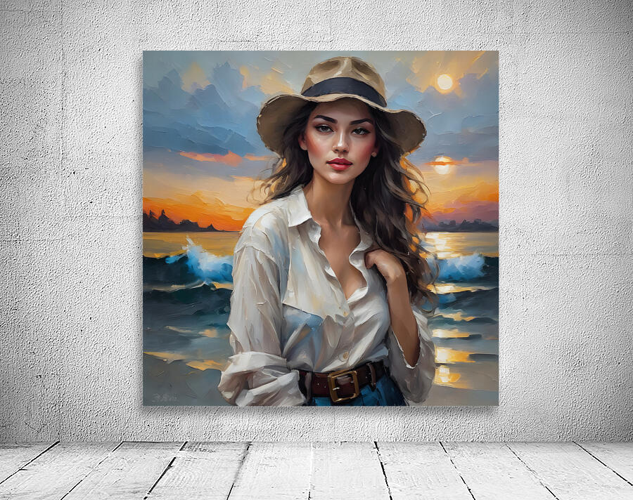 Rugid Lady By ISHISH Wall Preview