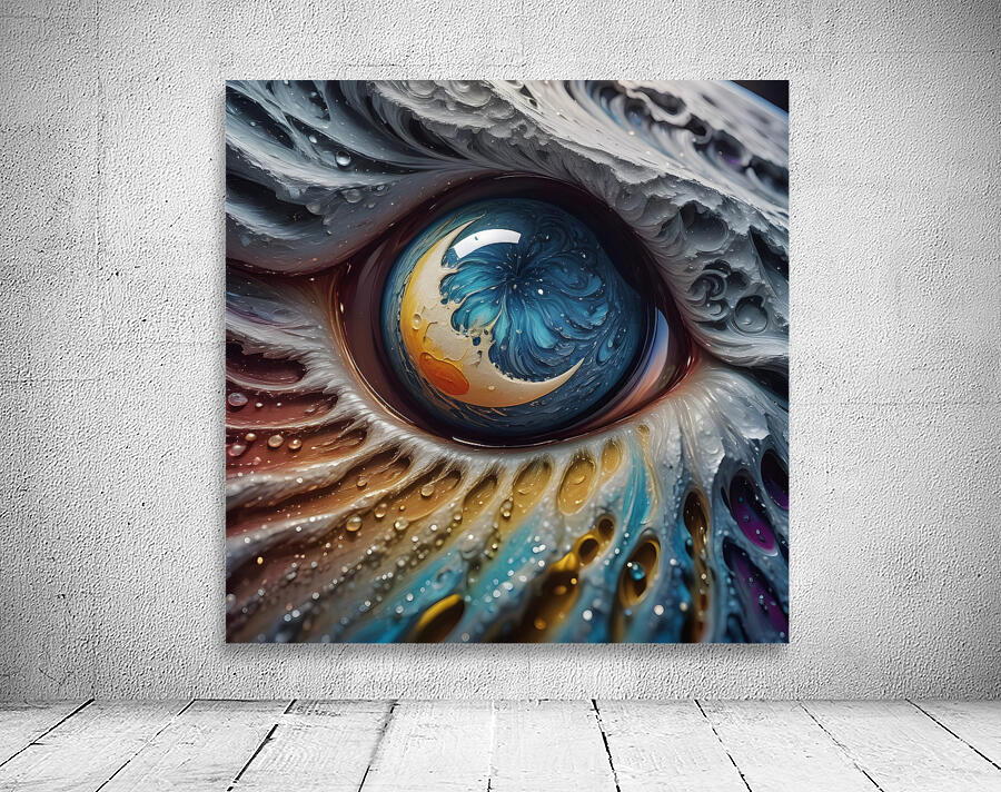 Moon Flood By ISHISH Wall Preview