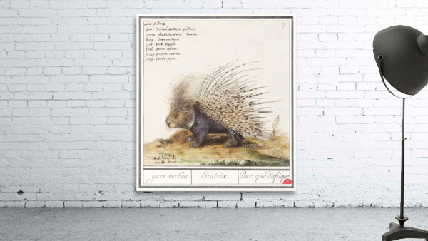 Grape hyacinth in vintage style Wall Preview