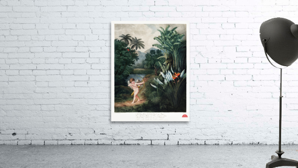 Cupid Inspiring Plants with Love Wall Preview