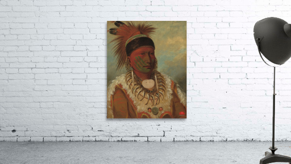 The White Cloud Head Chief of the Iowas 1844-1845 Wall Preview