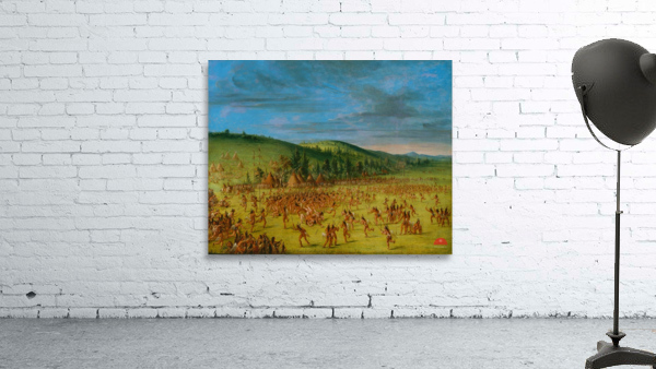 Ball-Play of The Choctaw–Ball Up 1846-1850 Wall Preview