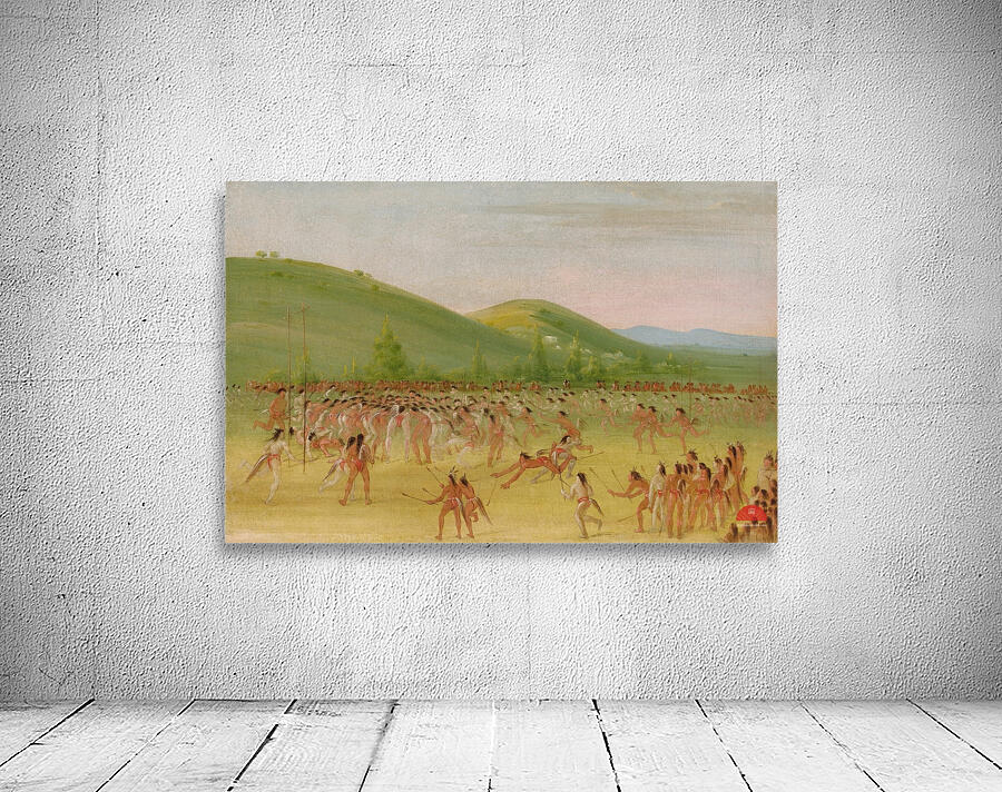 Ball-Play of The Choctaw–Ball Down 1834-1835 Wall Preview