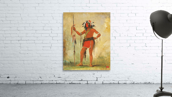 Cáh-Be-Múb-Bee He Who Sits Everywhere a Brave 1835 Wall Preview