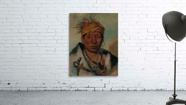 Ah-Yaw-Ne-Tak-Oár-Ron a Warrior 1831 Wall Preview