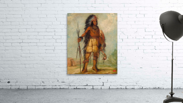 A-Wun-Ne-Wa-Be Bird of Thunder 1845 Wall Preview