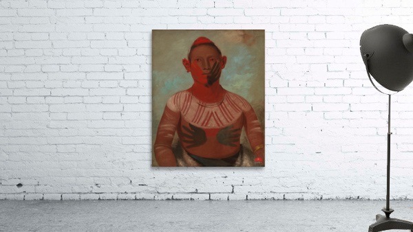 I-O-Wáy One of Black Hawk’s Principal Warriors 1832 Wall Preview