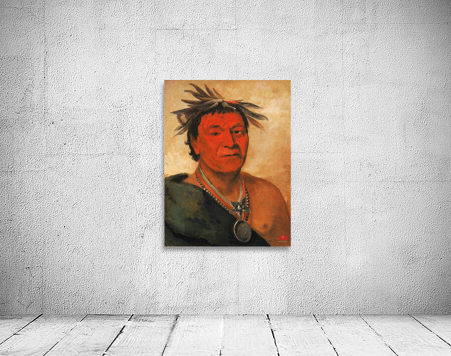 O-Ho-Páh-Sha Small Whoop a Distinguished Warrior 1831 Wall Preview