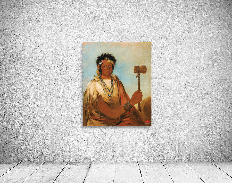 Men-Són-Se-Ah Left Hand a Warrior 1830 Wall Preview