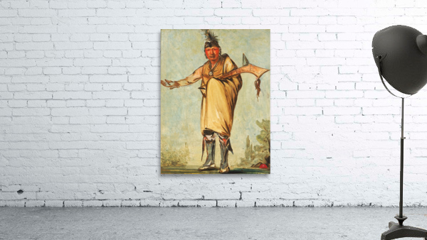 Náw-Káw Wood Former Chief of The Tribe 1828 Wall Preview