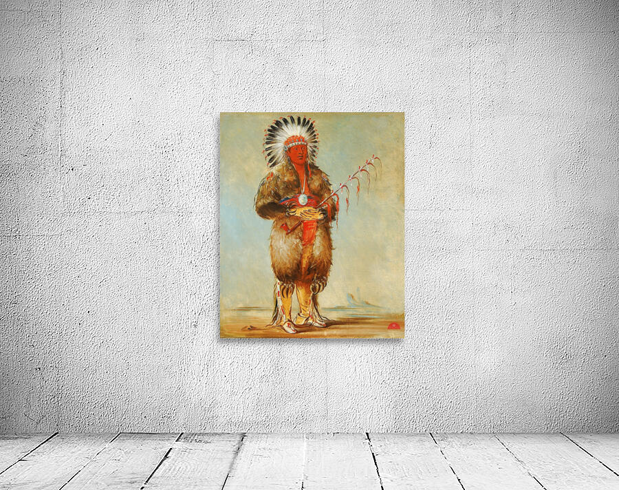 Ráw-No-Way-Wóh-Krah Loose Pipestem a Brave 1832 Wall Preview