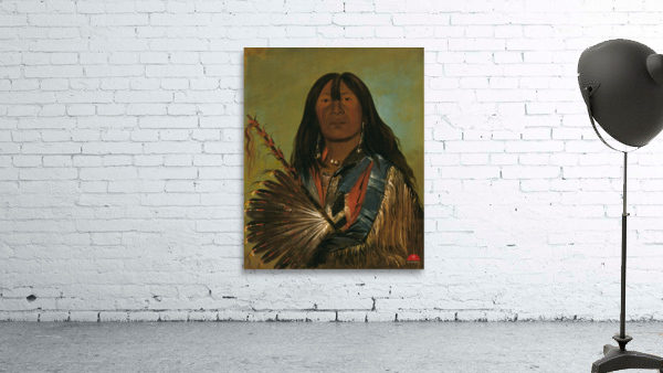 Shón-Ka The Dog Chief of The Bad Arrow Points Band 1832 Wall Preview