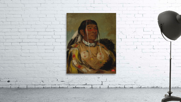 Sha-Có-Pay The Six Chief of The Plains Ojibwa 1832 Wall Preview