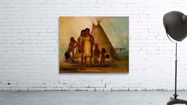 Two Comanche Girls 1834 Wall Preview