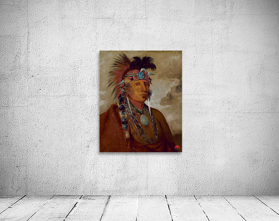 Shó-Me-Kós-See The Wolf a Chief 1832 Wall Preview