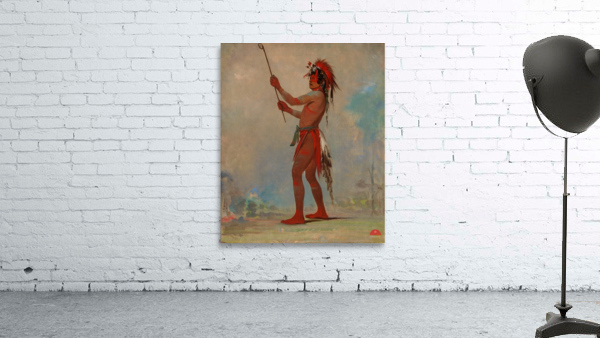 We-Chúsh-Ta-Dóo-Ta Red Man a Distinguished Ball Player 1835 Wall Preview