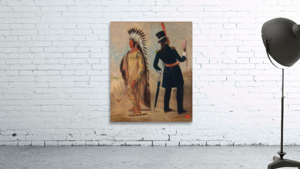 Wi-Jún-Jon Pigeon’s Egg Head The Light Going To And Returning From Washington 1837-1839 Wall Preview