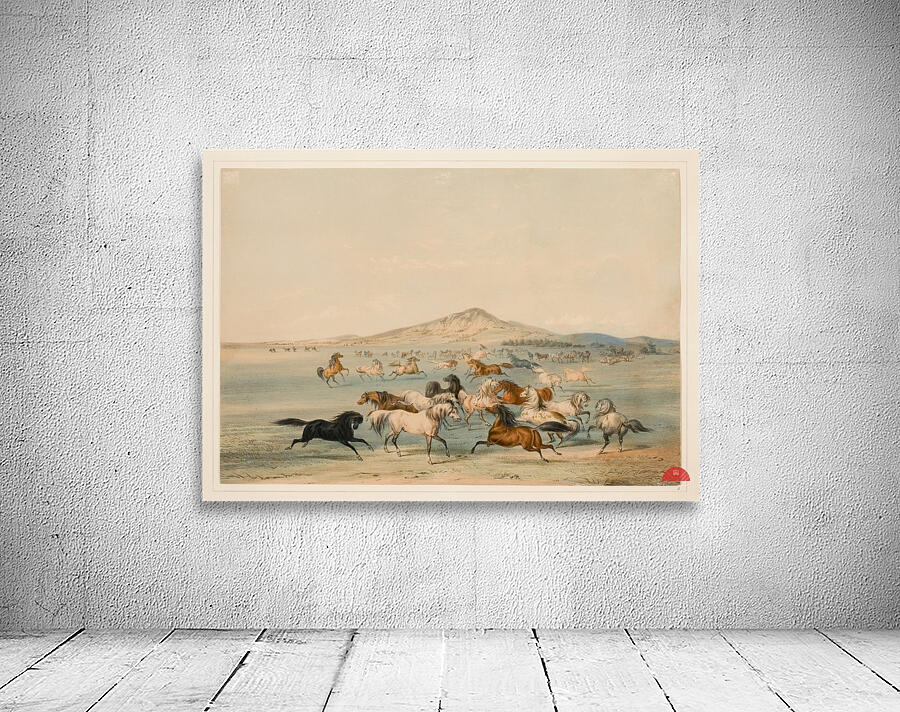 Wild Horses at Play 1844 Wall Preview