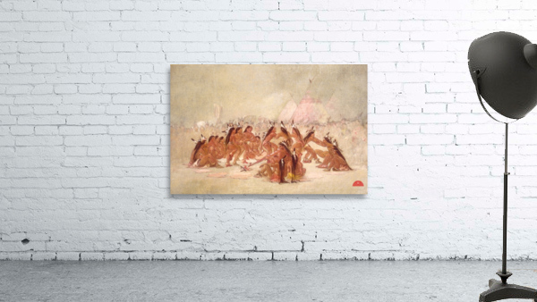 Pipe Dance Assiniboine 1835-1837 Wall Preview