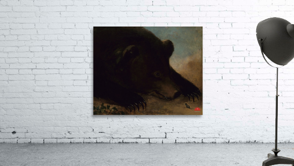 Portraits of a Grizzly Bear and Mouse Life Size 1846-1848 Wall Preview