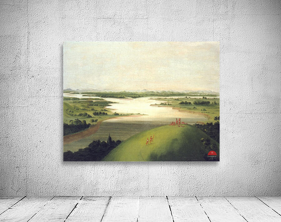 Mouth Of The Platte River 900 Miles Above St. Louis 1832 Wall Preview