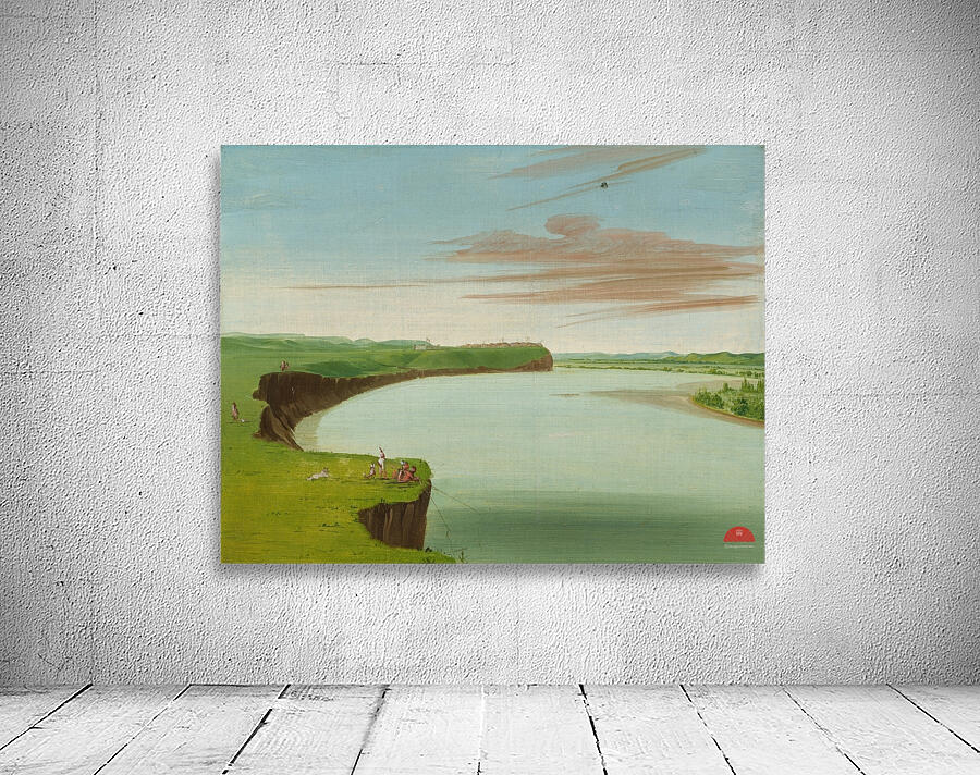 Distant View Of The Mandan Village 1832 Wall Preview