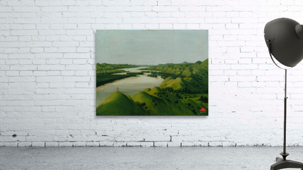 River Bluffs 1320 Miles Above St. Louis 1832 Wall Preview