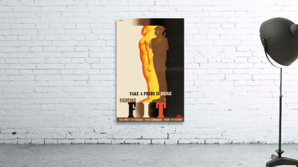 Take a Pride in Being Fighting Fit Wall Preview