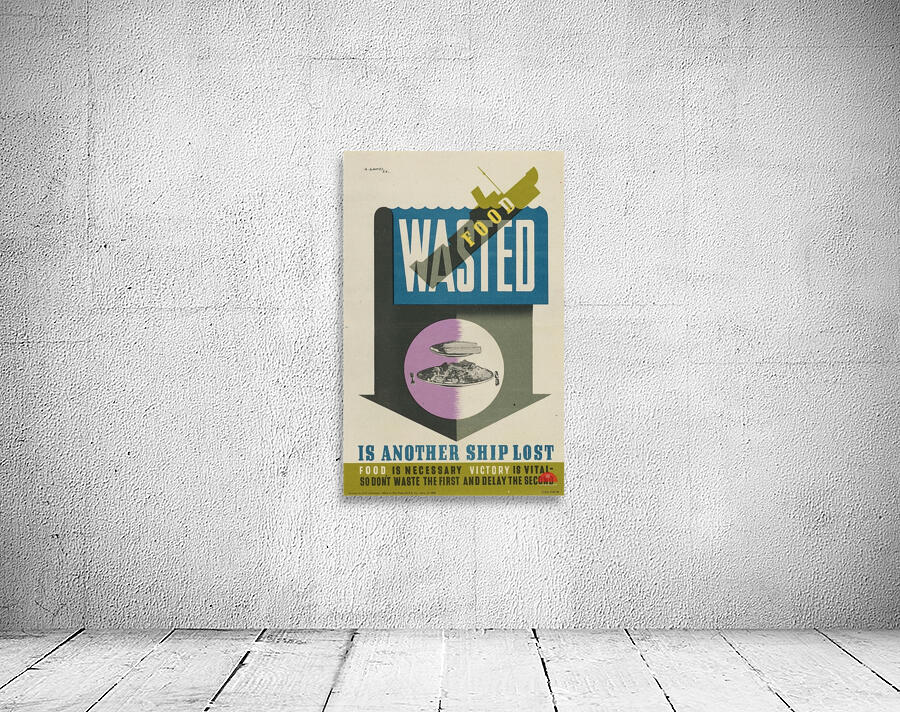 Wasted Food is Another Ship Lost Wall Preview