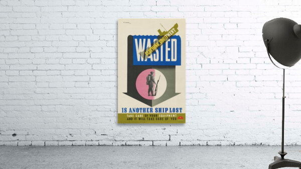 Wasted Clothing Equipment is Another Ship Lost Wall Preview