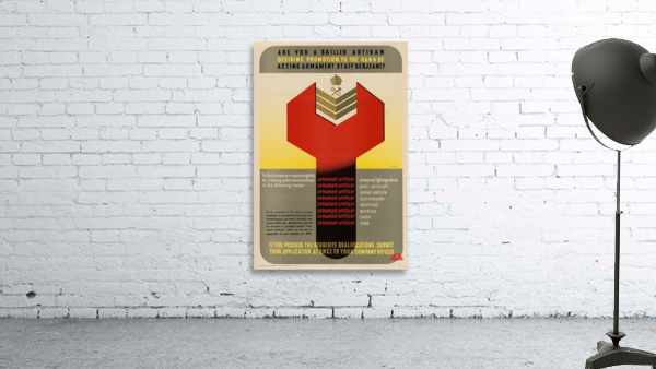 Are You a Skilled Artisan Desiring Promotion to the Rank of Acting Armament Staff Serjeant Wall Preview