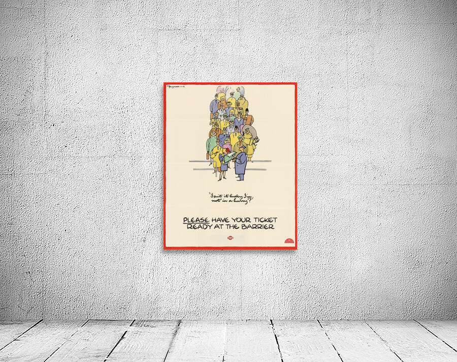 Please Have Your Ticket Ready at the Barrier Wall Preview