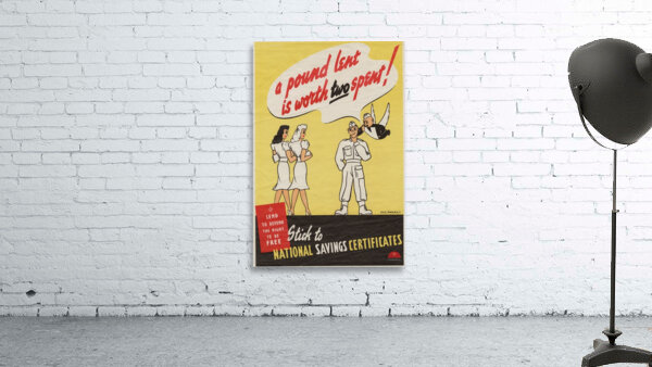 A Pound Lent is Worth Two Spent! Wall Preview