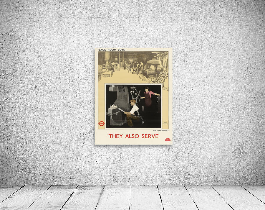 Back Room Boys’ They Also Serve – Car Maintenance Wall Preview