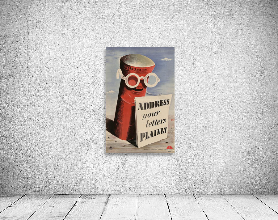 Address Your Letters Plainly Wall Preview