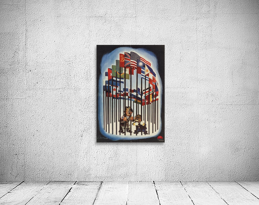 Germany and Japan Behind Bars Wall Preview