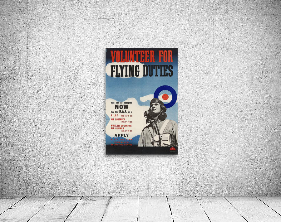 Volunteer for Flying Duties Wall Preview