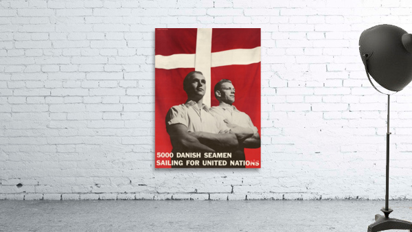 5000 Danish Seamen Sailing for United Nations Wall Preview