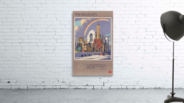 The Proud City – The Temple Church and Library After Bombardment Wall Preview