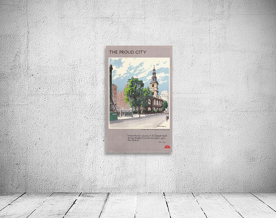 The Proud City – The Noble Fabric of the Church of St. Clement Danes Wall Preview