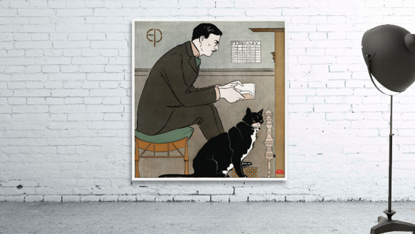 Edward Penfield Self-Portrait 1898 by Edward Penfield. Wall Preview