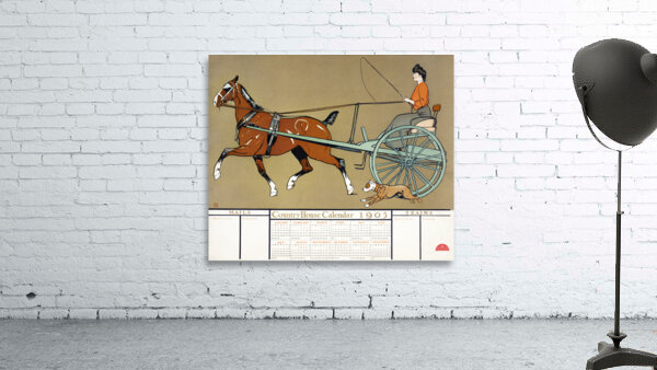 Country House calendar 1905  by Edward Penfield Wall Preview