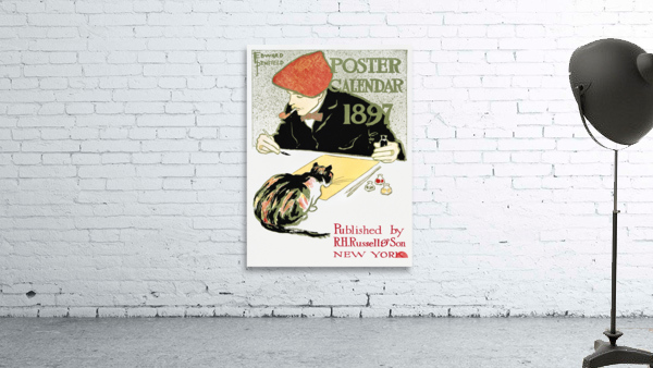 Poster Calendar 1897 by Edward Penfield Wall Preview