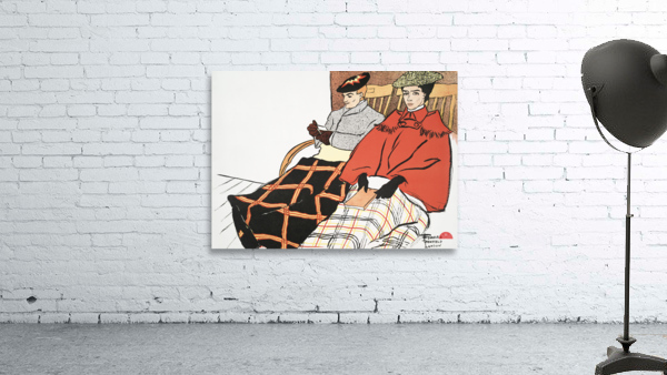 Man and woman sitting together 1897 by Edward Penfield Wall Preview