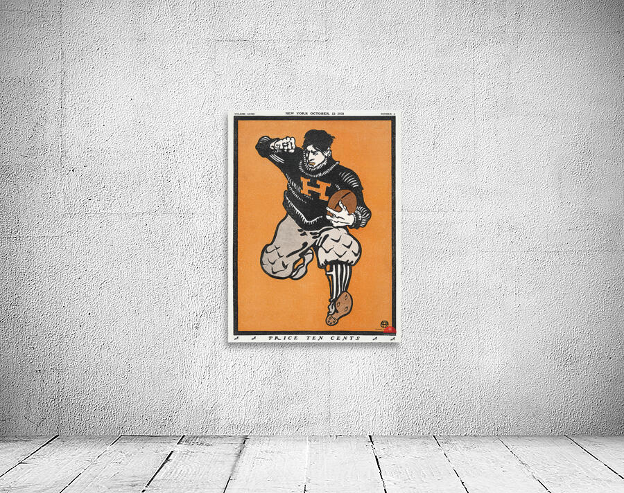 American football player 1901 by Edward Penfield Wall Preview